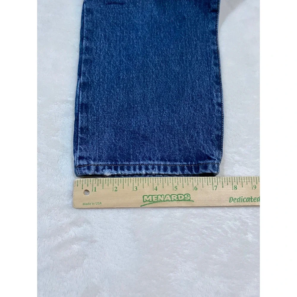 Levi's Premium 501 Original Fit Jeans Mens 30x28 Blue Denim Button Fly Straight